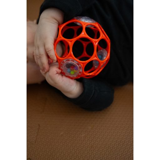 OBALL RATTLE játék 10 cm, Narancs-új 0hó+