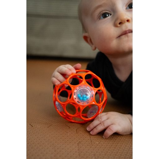 OBALL RATTLE játék 10 cm, Narancs-új 0hó+