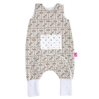   MOTHERHOOD Hálózsák lábakkal és zsebbel Beige Classics 1-1,5év 2 tog