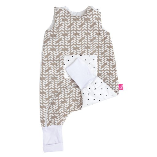MOTHERHOOD Hálózsák lábakkal és zsebbel Beige Classics 1-1,5év 2 tog