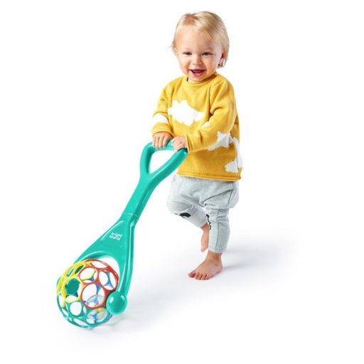 OBALL ROLLER játék, 12 cm, 12 hó+ menta