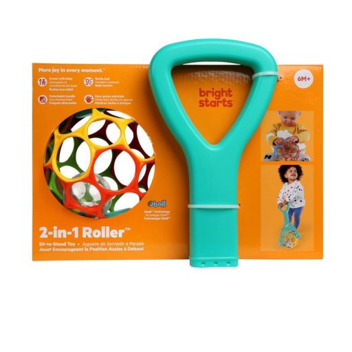 OBALL ROLLER játék, 12 cm, 12 hó+ menta