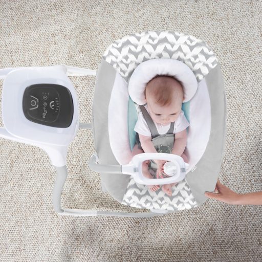 INGENUITY Nagy hinta rezgő hintaszékkel és dallamokkal USB 2in1 Raylan 0hó+,  9 kg-ig