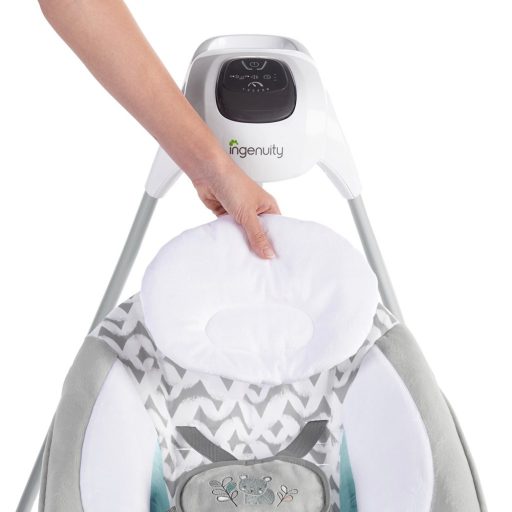 INGENUITY Nagy hinta rezgő hintaszékkel és dallamokkal USB 2in1 Raylan 0hó+,  9 kg-ig