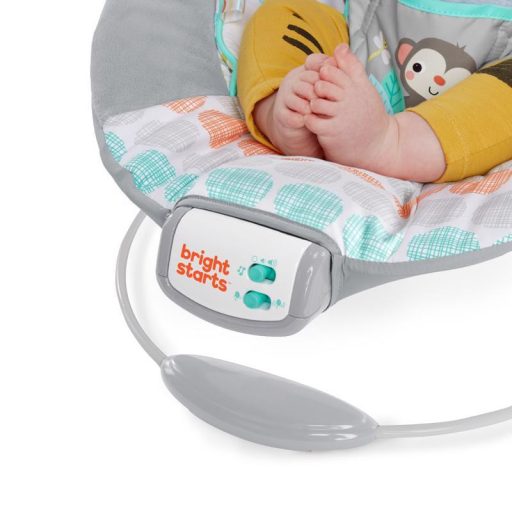 BRIGHT STARTS Rezgő pihenőszék dallamokkal Whimsical Wild 0hó+, 9kg-ig, 2019