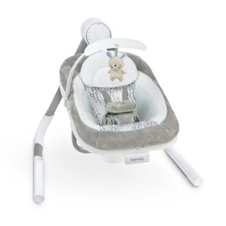   INGENUITY  Rezgő hinta dallamokkal USB Dual-Direction AnyWay Sway™ Spruce™ 0+, do 9 kg-ig