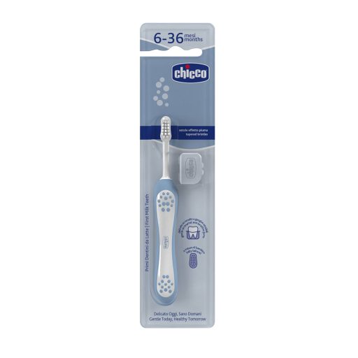 CHICCO gyermek fogkefe Indigo 6-36m