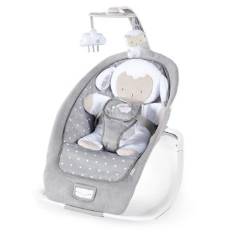   INGENUITY Rezgő hintaszék dallamokkal Cuddle Lamb 0hó+ 18kg-ig, 2019