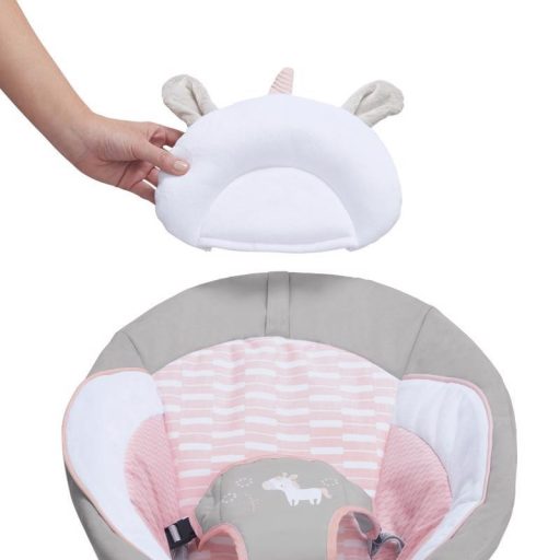 INGENUITY Rezgő pihenőszék dallamokkal Flora the Unicorn™ 0hó+, 9kg-ig