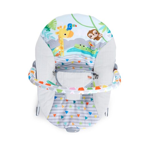 BRIGHT STARTS Rezgő pihenőszék Safari Fun™ 0hó+ 9 kg-ig