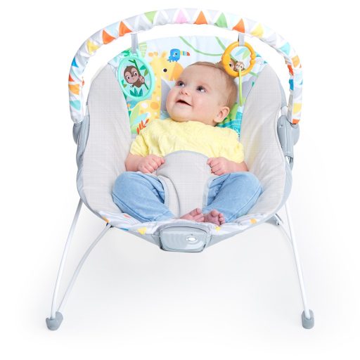 BRIGHT STARTS Rezgő pihenőszék Safari Fun™ 0hó+ 9 kg-ig