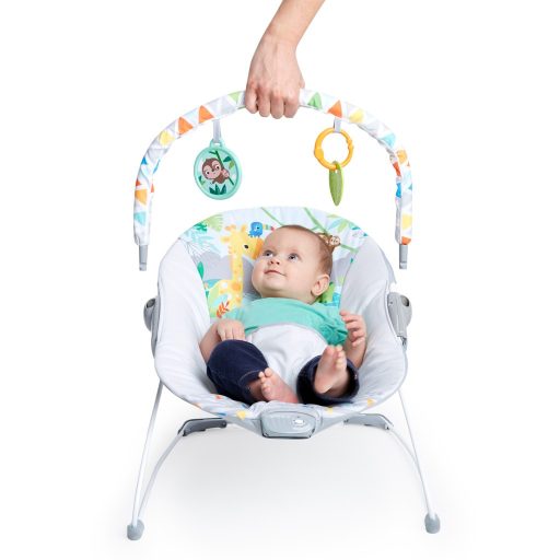 BRIGHT STARTS Rezgő pihenőszék Safari Fun™ 0hó+ 9 kg-ig