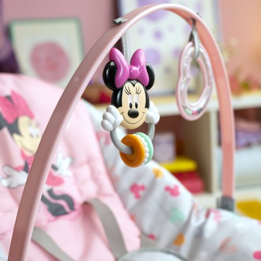 DISNEY BABY Vibráló hinta Minnie Mouse Forever Besties™ 0m+ 18 kg-ig