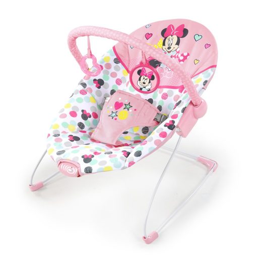 DISNEY BABY Rezgő pihenőszék Minnie Mouse Spotty Dotty 0hó+,  9 kg-ig