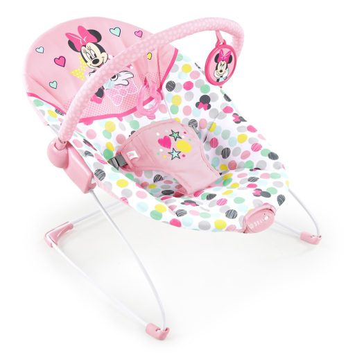 DISNEY BABY Rezgő pihenőszék Minnie Mouse Spotty Dotty 0hó+,  9 kg-ig