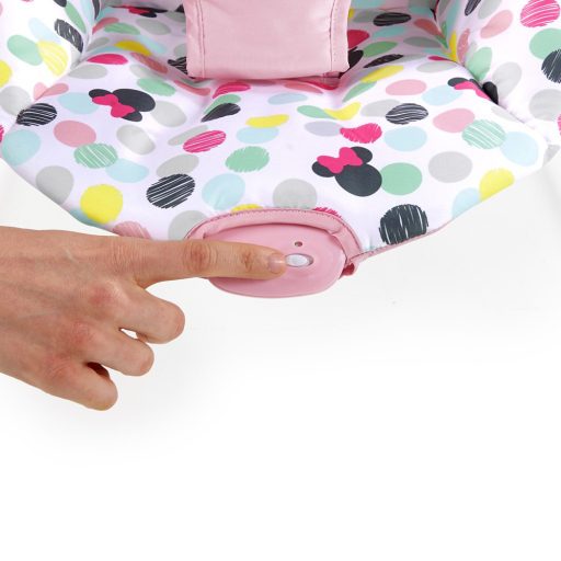 DISNEY BABY Rezgő pihenőszék Minnie Mouse Spotty Dotty 0hó+,  9 kg-ig