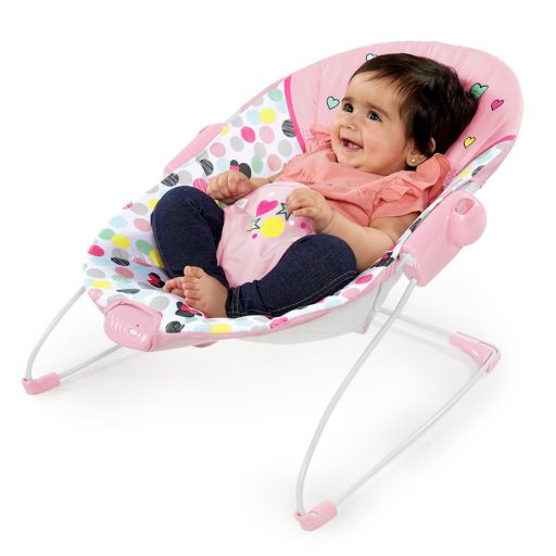 DISNEY BABY Rezgő pihenőszék Minnie Mouse Spotty Dotty 0hó+,  9 kg-ig