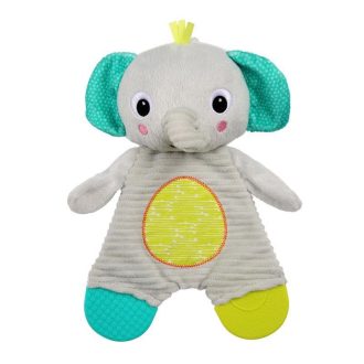   BRIGHT STARTS Játék - rágóka Snuggle&Teethe elefánt 0hó+