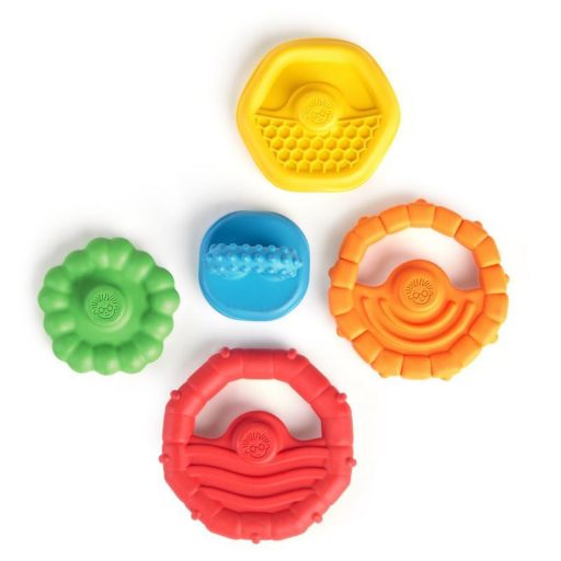 BABY EINSTEIN Rágóka építőjáték 2in1 Stack & Teethe™ 0hó+