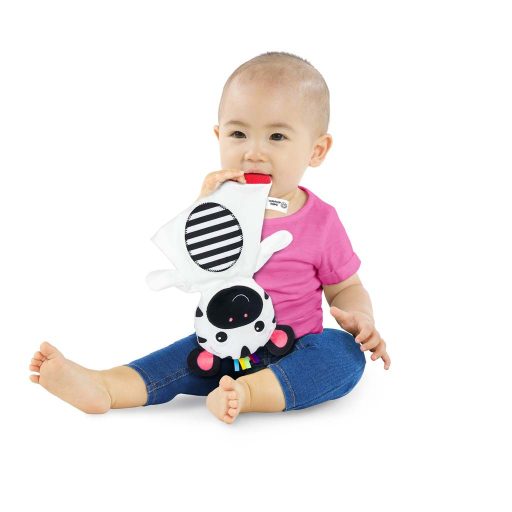 BABY EINSTEIN Plüss rágóka érzékszervi Zebra Zen™ 0hó+