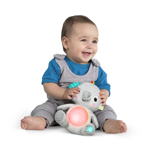 BRIGHT STARTS Plüss játék zenélő világító Hug-a-bye Baby™ elefánt 0hó+