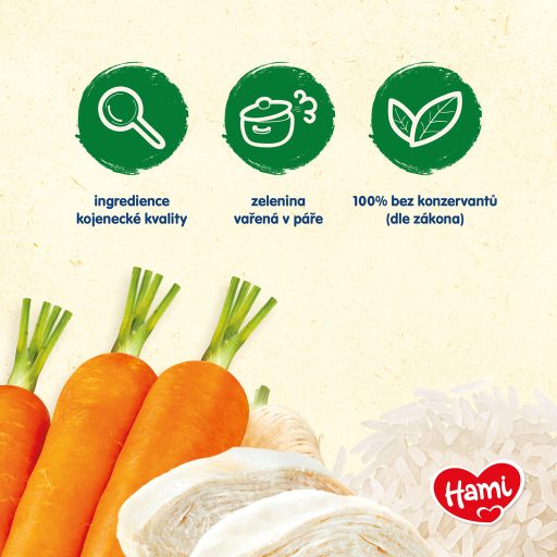 HAMI Rizs csirkehússal (200 g) - hús-zöldség alapú bébiétel