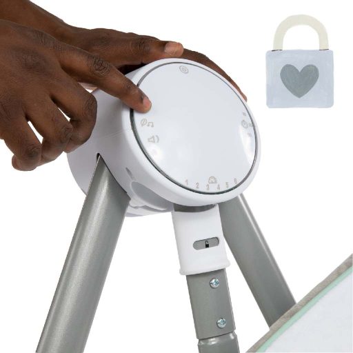 INGENUITY Rezgő hinta dallamokkal USB Dual-Direction AnyWay Sway™  Ray™ 0+, 9 kg-ig