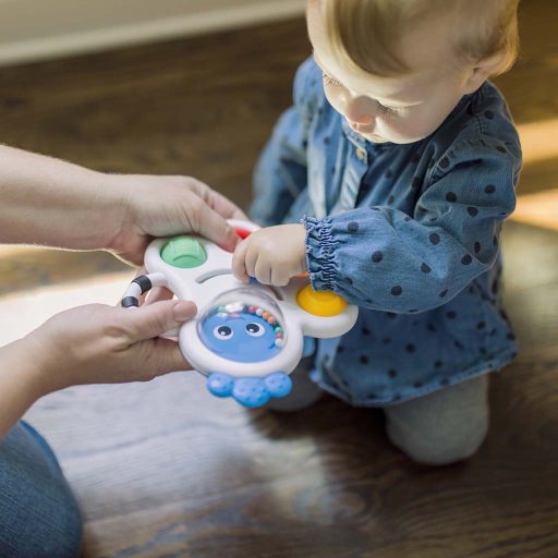 BABY EINSTEIN Játék érzékszervi csörgő és rágóka Opus's Shape Pops™ 3hó+