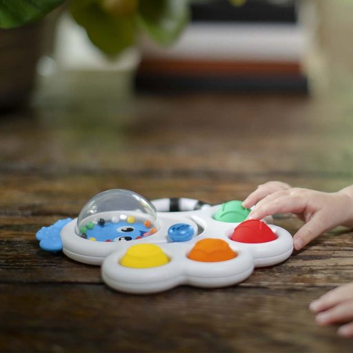 BABY EINSTEIN Játék érzékszervi csörgő és rágóka Opus's Shape Pops™ 3hó+