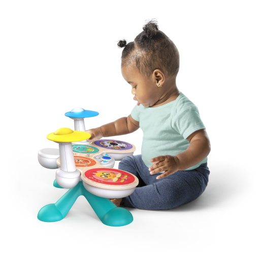 BABY EINSTEIN Zenélő játék dob készlet Together in Tune Drums™ Connected Magic Touch™ HAPE 12hó+