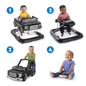   BRIGHT STARTS Bébikomp 4in1 Ford F-150 Agate Black 6hó+, 12 kg