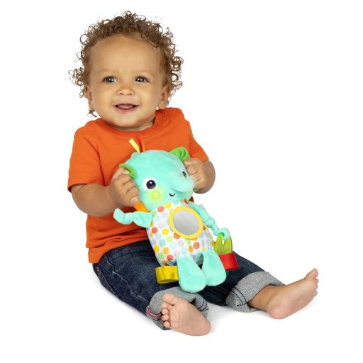 BRIGHT STARTS Játék dallamokkal C-karikán elefánt Huggin' Lights ™0hó+