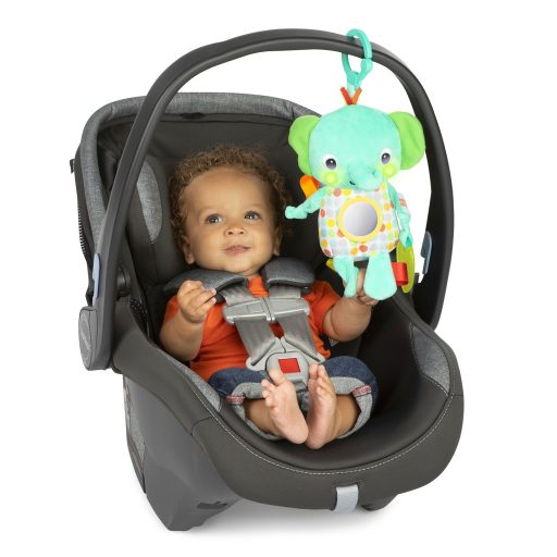 BRIGHT STARTS Játék dallamokkal C-karikán elefánt Huggin' Lights ™0hó+