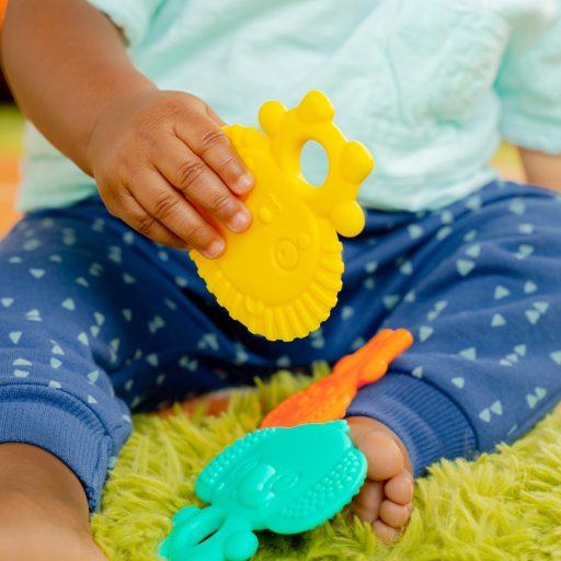 BRIGHT STARTS Rágóka Gummy Buddies™ 3db 3hó+