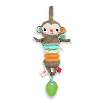   BRIGHT STARTS Játék dallamokkal C-karikán Pull, Play & Boogie™ majom 0hó+