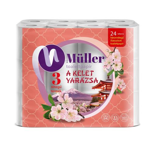 Müller Wc-Toalettpapír Kelet Varázsa 3 rétegű 24 tekercses