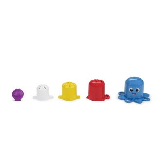   BABY EINSTEIN Egymásra rakható poharak Opus's Stack & Stream™ készlet 5 db 3hó+