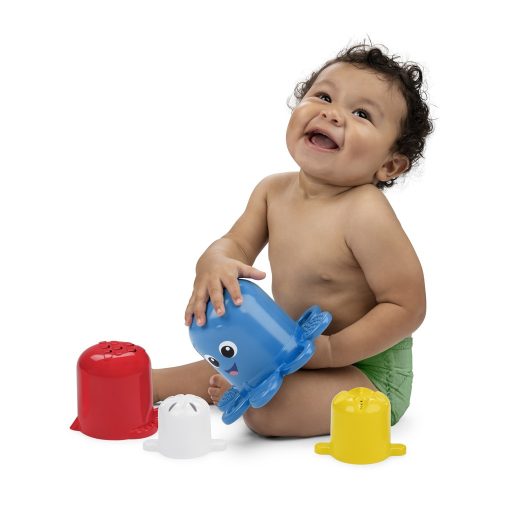 BABY EINSTEIN Egymásra rakható poharak Opus's Stack & Stream™ készlet 5 db 3hó+