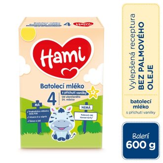 HAMI 4 Kisgyermek tej vanília ízesítéssel 600 g