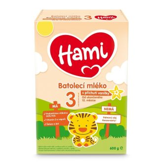 HAMI 3 Kisgyermek tej vanília ízesítéssel 600 g