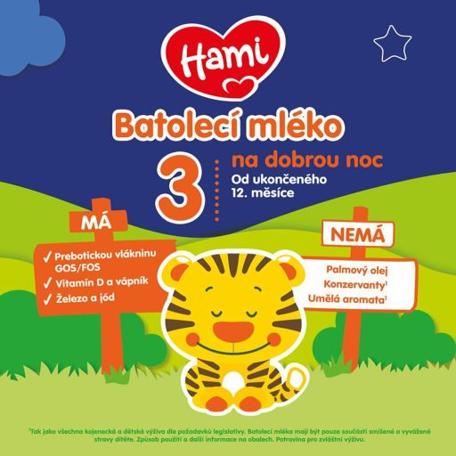 HAMI 3 Tej Jó éjszakát csecsemőknek 600 g
