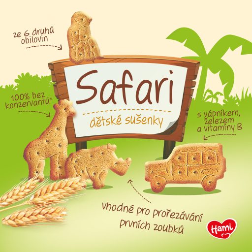 HAMI Safari gyermek keksz 180 g