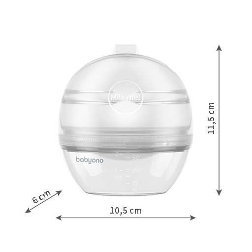 BABYONO Mellszívó és anyatejgyűjtő Milk Me 2in1