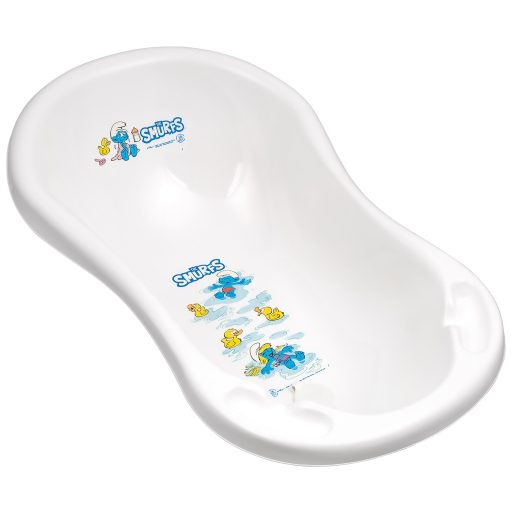 MALTEX Babakád leeresztővel Hupikék törpikék 84 cm - white