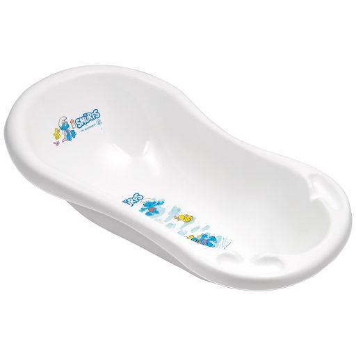 MALTEX Babakád leeresztővel Hupikék törpikék 84 cm - white