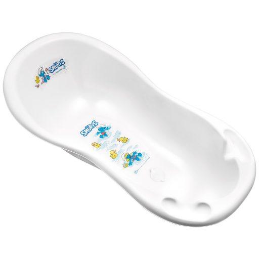 MALTEX Babakád leeresztővel Hupikék törpikék 100 cm - white