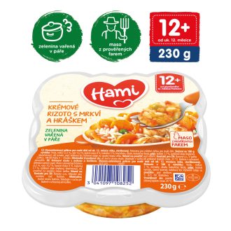   HAMI Kicsi Gurmán: Krémes rizottó répával és borsóval (230 g)