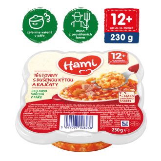   HAMI Kicsi Gurmán: Tészta párolt combbal és paradicsommal (230 g)