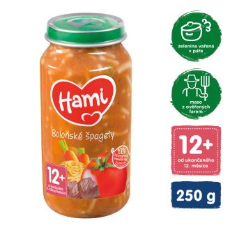 HAMI Bolognai spagetti (250 g) - hús-zöldséges bébiétel