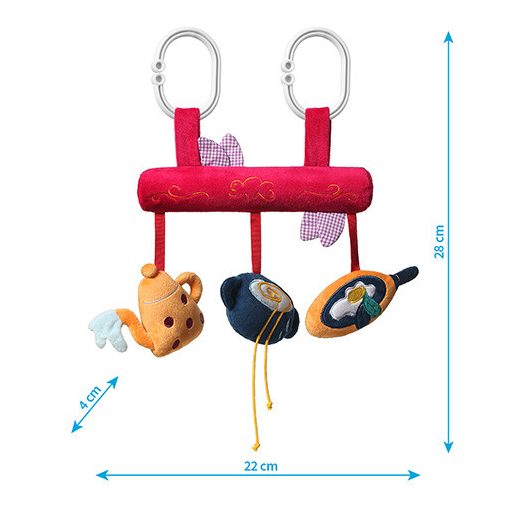 BABYONO Játékhíd babakocsira Small Cook 0hó+